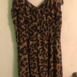 Cheetah Print Dress