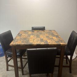 4 Piece Dining Table With Chairs 