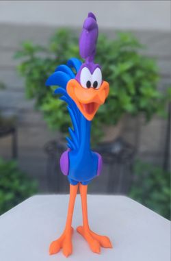 3D printed Road Runner fan art figure 11 inches
