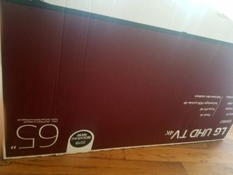 65 inch LG hdr 4k smart tv
