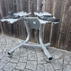 Bowflex Dumbells Weights Rack 💪