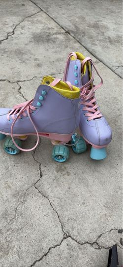Pastel Quad Roller Skates