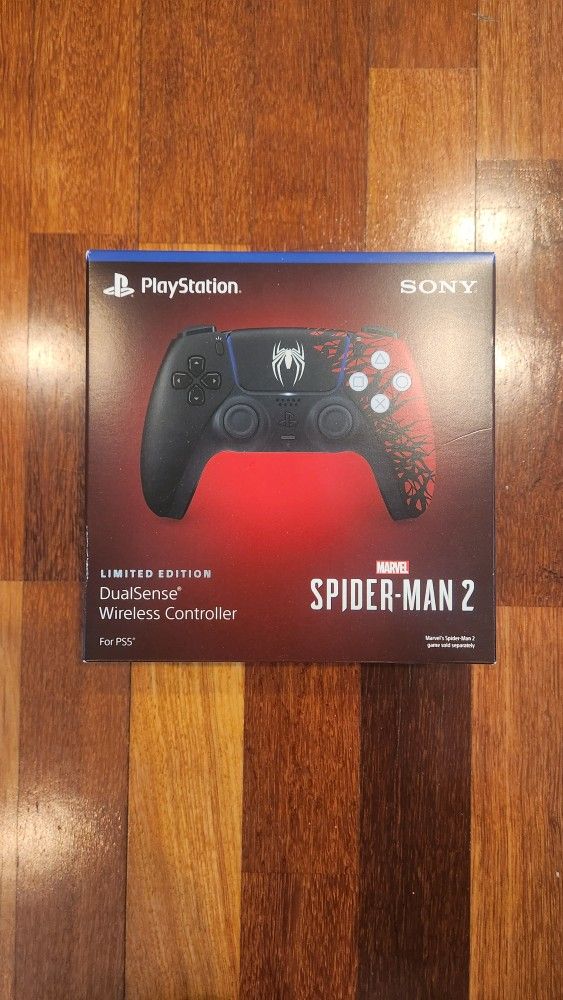 NIB Limited Edition PS5 Spiderman 2 Controller