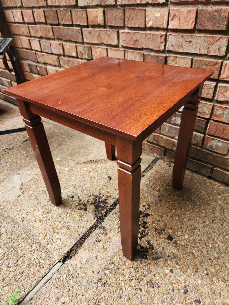  Solid Wood Side Table