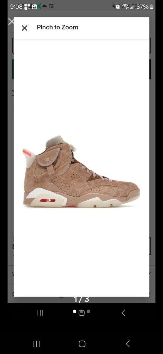 Travis Scott X Air Jordan 6 Khaki