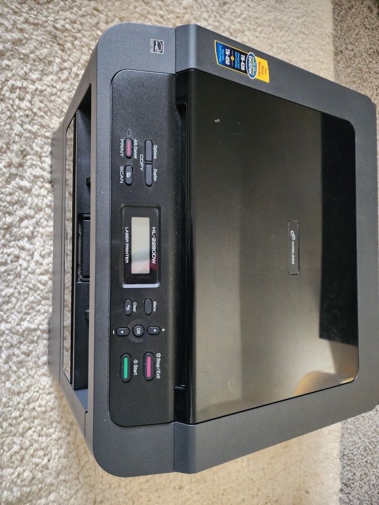 Brother Laser Printer / Scanner + Paper
