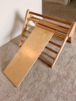Lily & River Montessori Climbing Triangle + Ramp/Slide | Excellent Condition