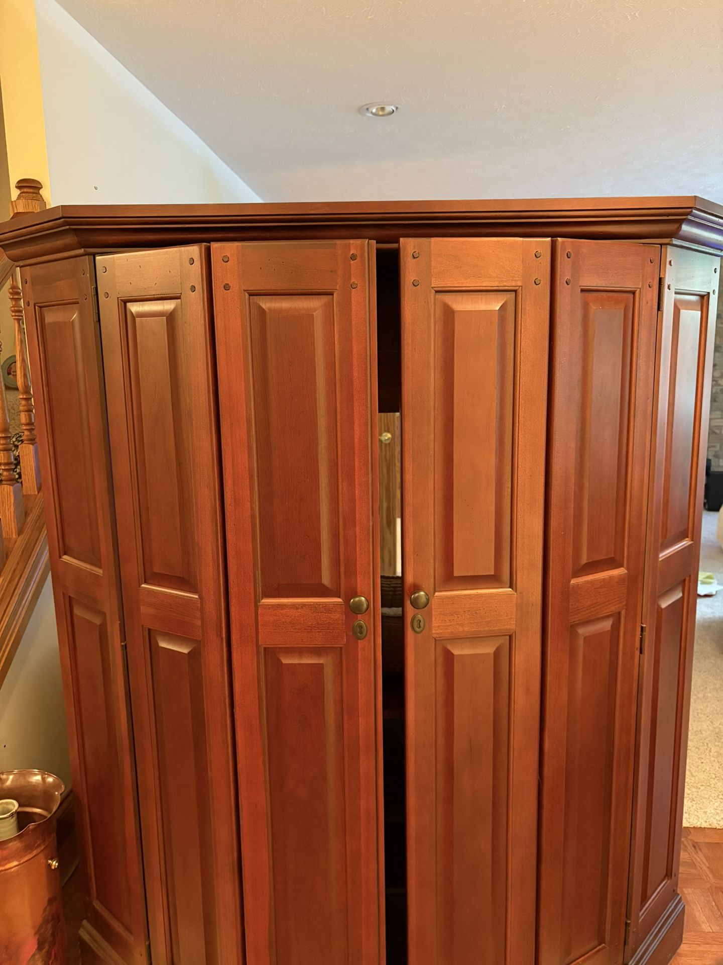 Hooker Cherry Large TV Cabinet