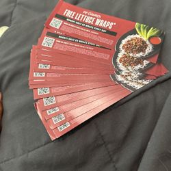 22 free Lettuce Wraps With A Meal PF CHANGS 