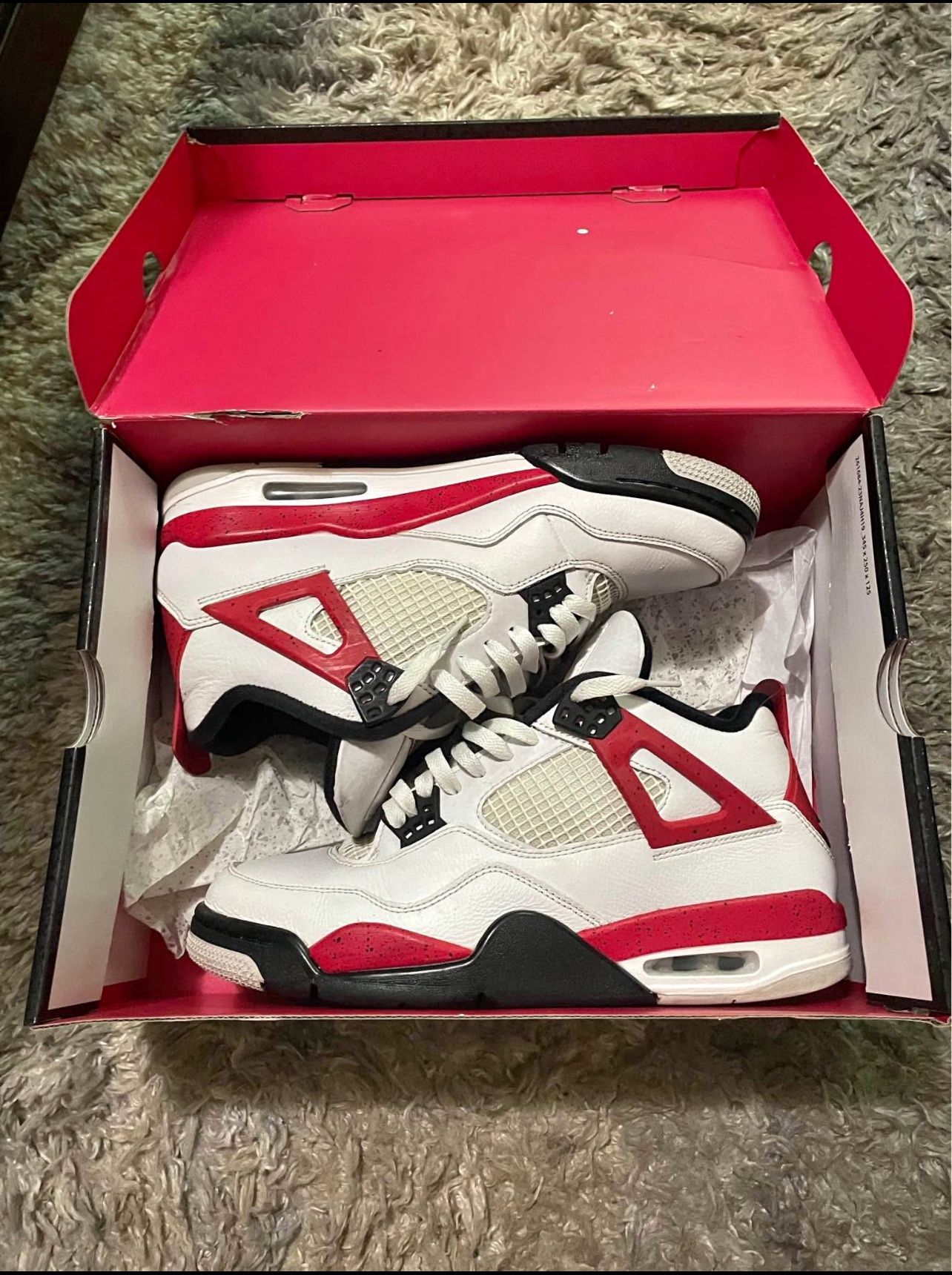 Jordan 4 Red Cement