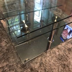 Glass Table Mirror Base