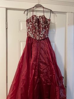 Dress XV party, color wine, size Large