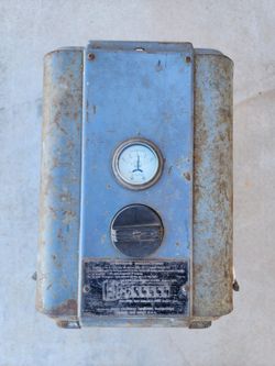 Vintage Battery Charger Man Cave Garage Repurpose Automobilia