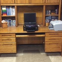 Solid Oak Desk