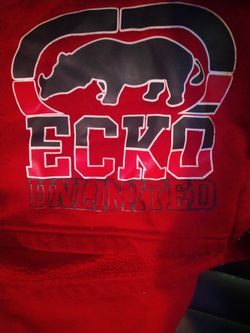 Ecko Red And Black Shorts 4X