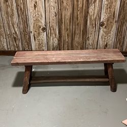 Wood Bench
