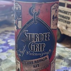 🚗 RARE 1920s–1930s STURDEE GRIP Vulcanizing Tube Repair Kit – Complete With Original Patches $125 • Collector-Grade Early Automotive Americana