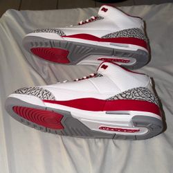 Size 11.5 Cardinal Red 3’s