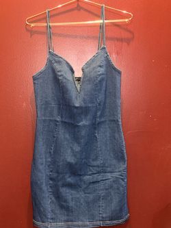 Denim Peekaboo Dress