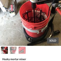 Husky Mortar Mixer