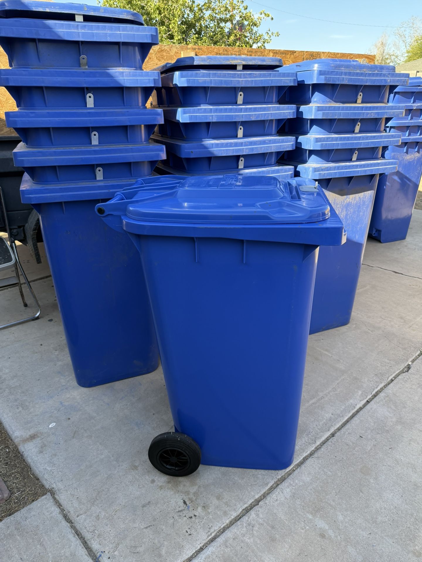 65 Gallon Rolling Bins ALLSOURCE SECURITY CONTAINER