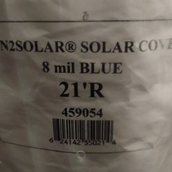 21 Foot Solar Pool Cover 