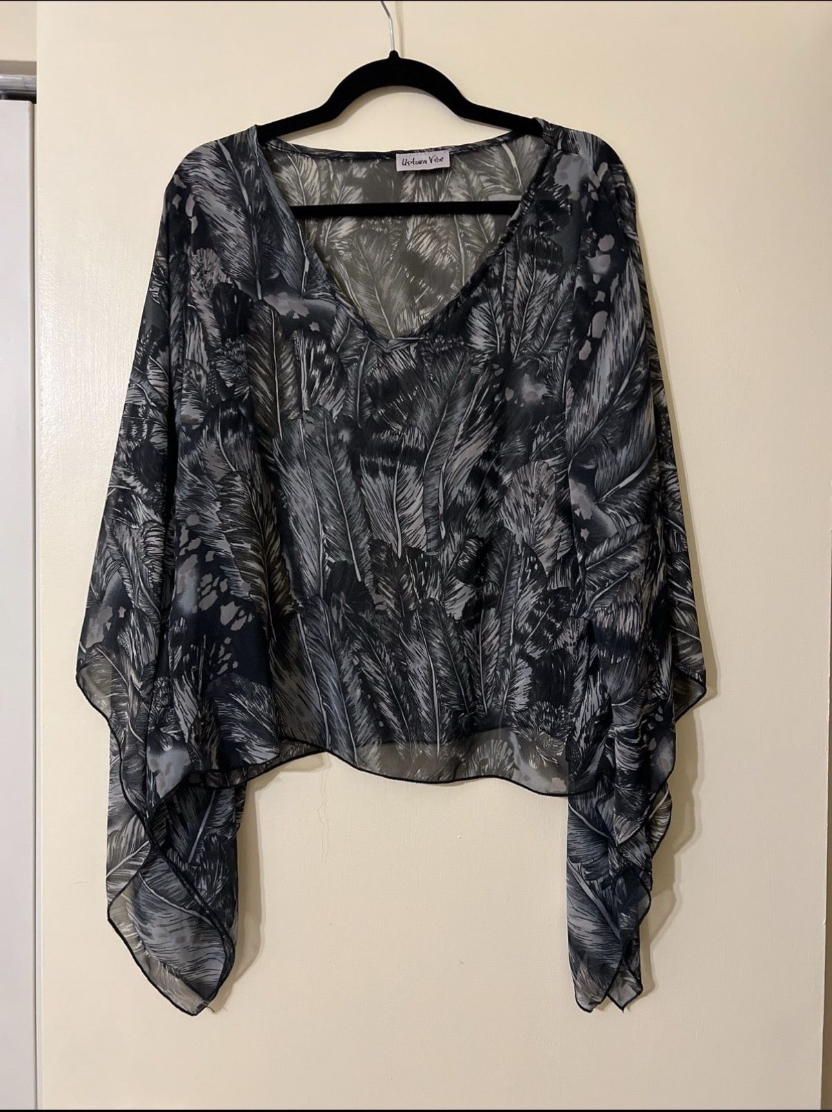 Uptown Vibe Women’s Over The Top Shawl - See Through Material