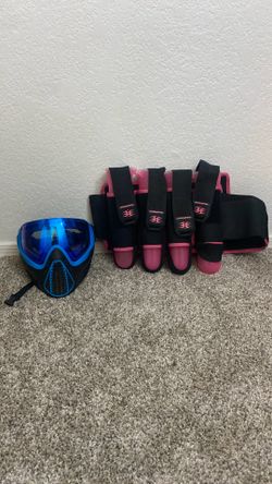 Paintball mask and pods