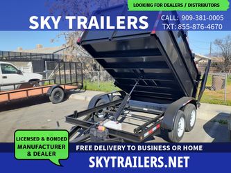 Dump Trailer 8x10x4