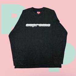 Supreme Chrome Logo L/S Top (Large)