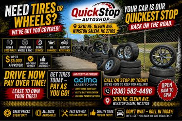 New & used tires $45 & Up