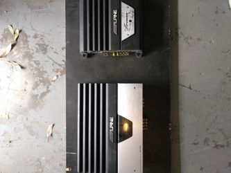 2 Alpine Amps MRV-F430 and Mono for Subwoofers