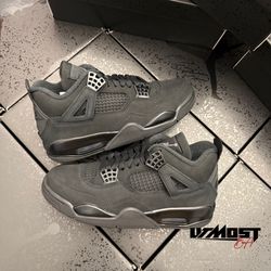 JORDAN 4 RETRO BLACK CAT SIZE 7.5 8 8.5 10.5 12 BRAND NEW IN HAND EARLY 