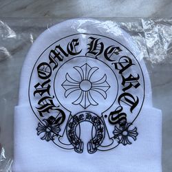Chrome Heart Hat beanie white