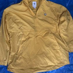 Yellow Adidas Windbreaker Jacket