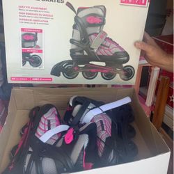 Schwinn adjustable inline skates. Youth size 5-8. Worn for 20 minutes only. 