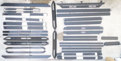 Running boards for Chevy Silverado GMC Sierra Ford F-150 f-250 Dodge Ram Tahoe avalanche traverse estribos side steps