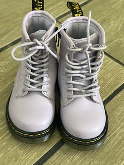 Toddler 7c dr martens boots lavender