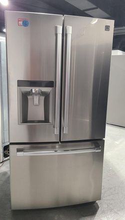 Kenmore 3-Door Stainless Steel Fridge
