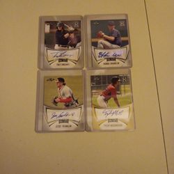 Baseball Card Autograph Lot 