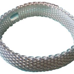 A, AUTHENTIC ORIGINAL SILVER MESH BRACELET