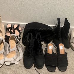 High heel shoes