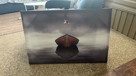 Boat canvas print 35 x 24