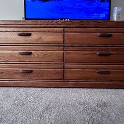 Dresser And 2 Side Tables 