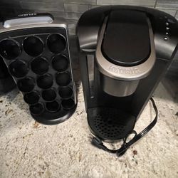 K-cup Coffee Maker and K-cup Holder 