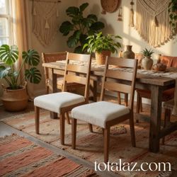 Boucle Dining Chair Set