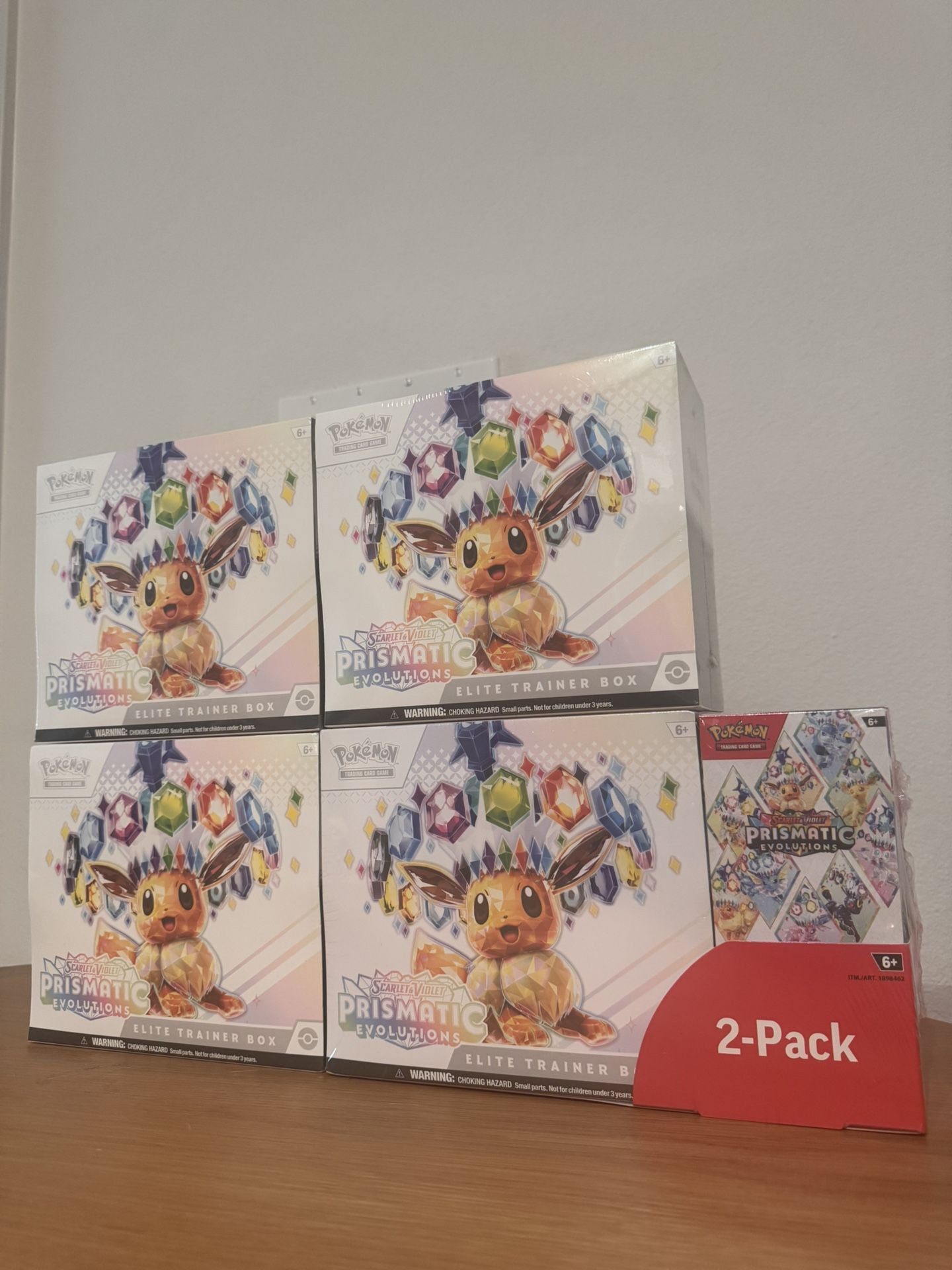 Pokemon Prismatic Evolution ELITE TRAINER BOX BUNDLE