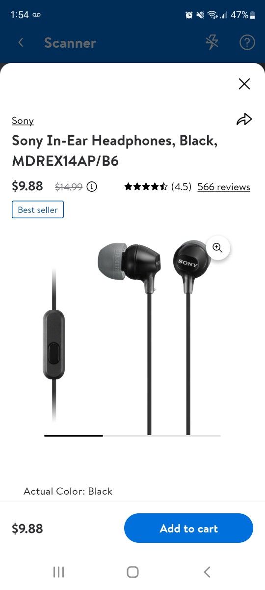 Sony In Ear Headphones
