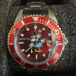 New Invicta Mini Mouse Gold-red Plated Watch