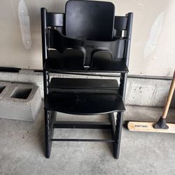 Stokke Black High Chair